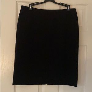 Black work skirt